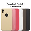 Пластиковый чехол с подставкой Nillkin Super Frosted Shield Золотой для Apple iPhone XR(#4)