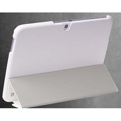 Кожаный чехол HOCO Crystal leather Case White для Samsung Galaxy Tab 3 10.1 P5200(4)