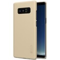 Пластиковый чехол с пленкой Nillkin Super Frosted Shield Gold для Samsung Galaxy Note 8(#3)
