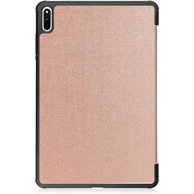 Полиуретановый чехол JFK Smart Case розово-золотой для Huawei MatePad 11(6)