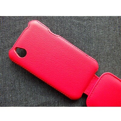 Кожаный чехол книга Armor Case Red для HTC Desire X(3)