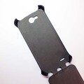 Кожаный чехол Armor Case Black для Philips Xenium W8555(#2)