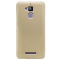 Пластиковый чехол с пленкой Nillkin Super Frosted Shield Gold для Asus ZenFone 3 Max ZC520TL(#1)