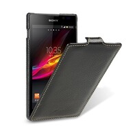 Кожаный чехол Melkco Leather Case Black LC для Sony Xperia C S39h