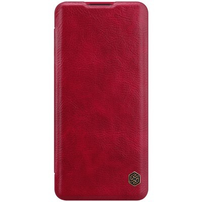 Кожаный чехол Nillkin Qin Leather Case Красный для OnePlus 9 Pro(1)