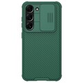 Чехол-накладка Nillkin CamShield Pro Зеленая для Samsung Galaxy S23(#1)