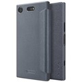 Полиуретановый чехол книга Nillkin Sparkle Leather Case Black для Sony Xperia XZ1 Compact(#4)