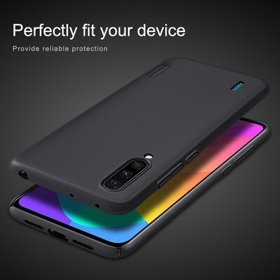 Пластиковый чехол с подставкой Nillkin Super Frosted Shield Золотой для Xiaomi Mi CC9 (Mi9 Lite)(3)