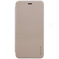 Полиуретановый чехол книга Nillkin Sparkle Leather Case Gold для Asus ZenFone 3 Max ZC520TL(#1)