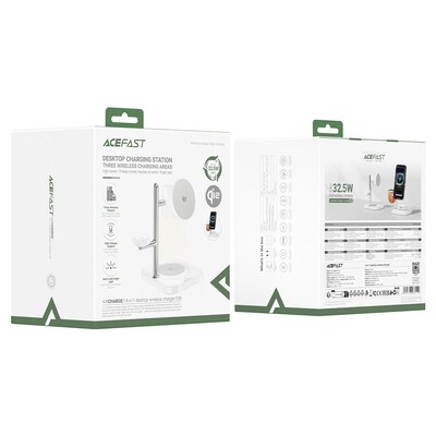 Беспроводная зарядная станция Acefast E39 32.5W 4-in-1 desktop wireless charger.(8)