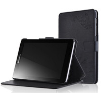 Кожаный чехол Fashion Case Black для Lenovo Tab A5500 A8-50