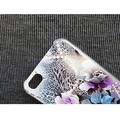 Пластиковый чехол Flowers Grey для Apple iPhone 5/5s/SE(#4)