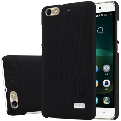 Пластиковый чехол с пленкой Nillkin Super Frosted Shield Black для Huawei G Play Mini(3)