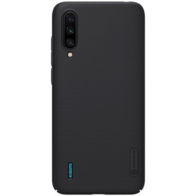 Пластиковый чехол с подставкой Nillkin Super Frosted Shield Черный для Xiaomi Mi CC9 (Mi9 Lite)(1)