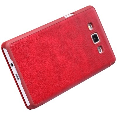 Кожаный чехол Nillkin Qin Leather Case Red для Samsung Galaxy A7(3)