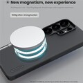 Пластиковый чехол с пластиной Magsafe Nillkin Super Frosted Shield Pro Magnetic Case черный  для Samsung Galaxy S26 Ultra(#7)
