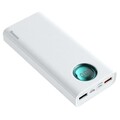 Внешний аккумулятор Baseus Amblight Quick Charge power bank 30000mAh (PPLG-A02) белый(#2)