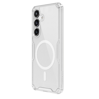 Силиконовый чехол Nillkin Nature TPU Pro Magnetic Case Прозрачный для Samsung Galaxy S24 Plus(3)