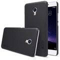 Пластиковый чехол с пленкой Nillkin Super Frosted Shield Black для Meizu MX6(#3)