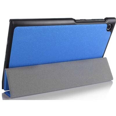 Полиуретановый чехол Book Cover Case Blue для Asus MEMO Pad 7 ME572CL(2)