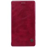 Кожаный чехол Nillkin Qin Leather Case Red для Sony Xperia C4
