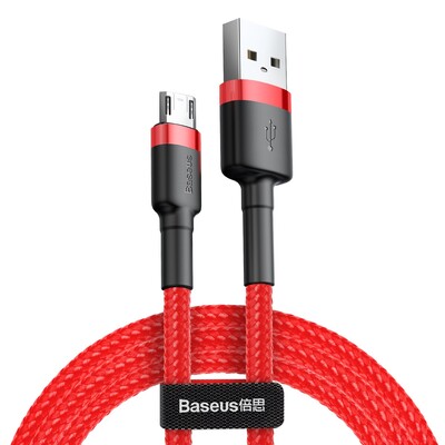 Кабель Baseus cafule Cable USB For Micro 1.5A 1M красный(1)