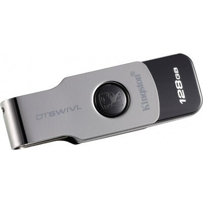 Флешка USB 3.0 Kingston DataTraveler Swivl 128GB Metal/color  (DTSWIVL/128GB)(1)