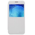 Полиуретановый чехол Nillkin Sparkle Leather Case White для Samsung Galaxy A8(#1)
