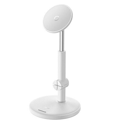 Магнитный держатель Baseus MagPro Desktop Phone Stand (B10564100211-00) белый(2)