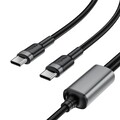 Кабель зарядки и передачи данных Acefast C22-05 USB-C to 2 USB-C(#3)