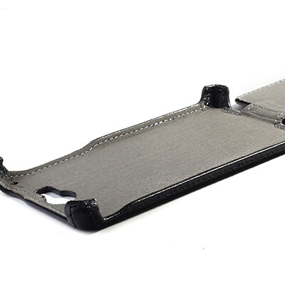 Кожаный чехол Armor Case Black для Philips Xenium S388(3)