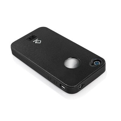 Металлический чехол накладка Capdase Alumor Jacket Black для Apple iPhone 4/4S(2)