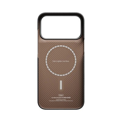 Кевларовый чехол с Magsafe Pitaka Edge Case Argyle Lava Black для Apple iPhone 18 Pro Max(4)