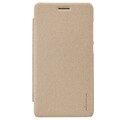 Полиуретановый чехол Nillkin Sparkle Leather Case Gold для Huawei G Play Mini(#1)