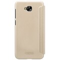 Полиуретановый чехол книга Nillkin Sparkle Leather Case Gold для Asus ZenFone 4 Sellfie ZD553Kl(#2)