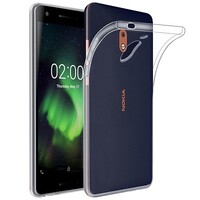 Силиконовый чехол TPU Case 0.6mm прозрачный для Nokia 2.1 (2018)