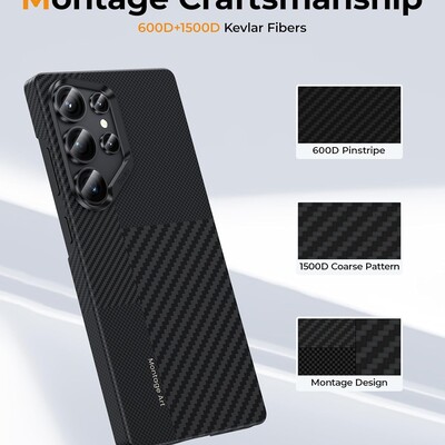 Кевларовый чехол BENKS ArmorAir Montage Case with MagSafe для Samsung Galaxy S25 Ultra(2)