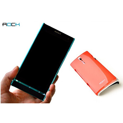 Пластиковый чехол Rock Color-Full Black для Sony Xperia S/SL LT26i(4)