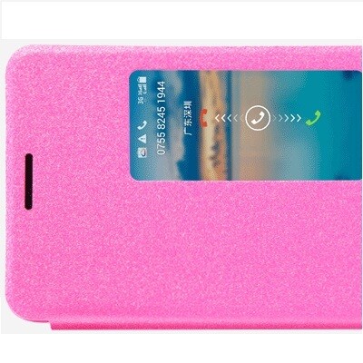 Полиуретановый чехол Nillkin Sparkle Leather Case Rose для Huawei Honor 6(2)