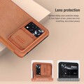 Кожаный чехол Nillkin Qin Pro Leather Case Коричневый для Xiaomi Poco X4 Pro(#4)