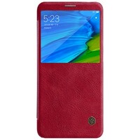 Кожаный чехол Nillkin Qin Leather Case Красный для Xiaomi RedMi Note 5\ RedMi Note 5 Pro
