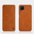 Кожаный чехол Nillkin Qin Leather Case Коричневый для Huawei P40 Lite / Nova 7i / Nova 6 SE(#4)