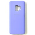 Силиконовый чехол Silicone Case лавандовый для Samsung G960 Galaxy S9(#1)