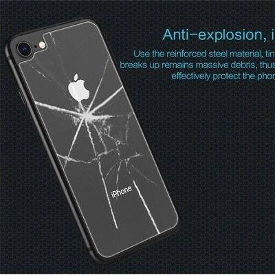 Противоударное защитное стекло на заднюю часть Nillkin Amazing H для Apple iPhone 7(4)