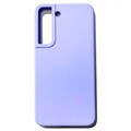 Силиконовый чехол Silicone Case с логотипом лавандовый для Samsung Galaxy S22(#1)