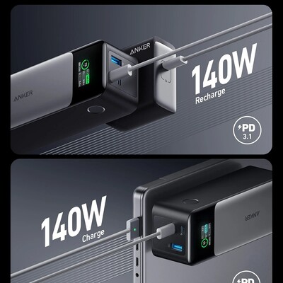 Внешний аккумулятор Anker A737 PowerCore 140W A1289 24000mAh (CCC)(2)