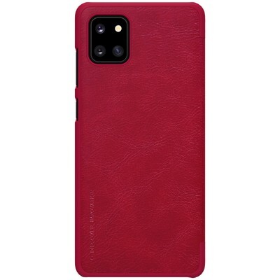 Кожаный чехол Nillkin Qin Leather Case Красный для Samsung Galaxy Note 10 Lite(2)