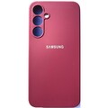 Силиконовый чехол с микрофиброй Silicone Case бордовый для Samsung Galaxy A25(#1)