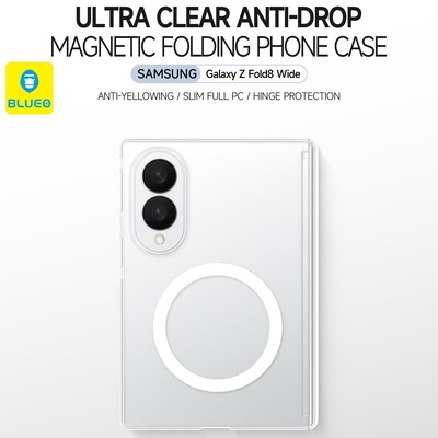 Бампер-накладка Blueo Ultra Clear Anti-Drop Magnetic Folding Phone Case прозрачный для Samsung Galaxy Z Fold 8(2)