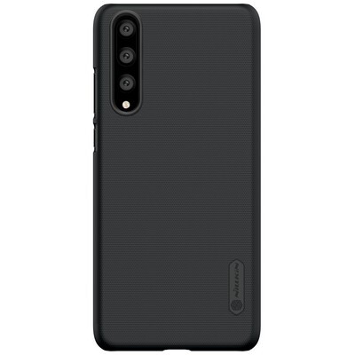 Пластиковый чехол с подставкой Nillkin Super Frosted Shield Черный для Huawei P20 Pro(1)
